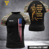 Customized USA Flag 3D PRINTED SHIRT 1404NGBVQ