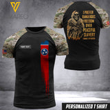 Customized Tennesse Flag 3D PRINTED TSHIRT 1504NGBVQ