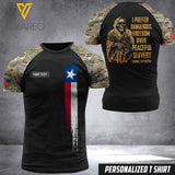 Customized Texas Flag 3D PRINTED TSHIRT 1504NGBVQ
