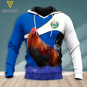 Rooster El Savador hoodie/tshirt  3d all print 1906TH
