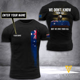 Customized Australia 3D PRINTED TSHIRT 0405NGBTH