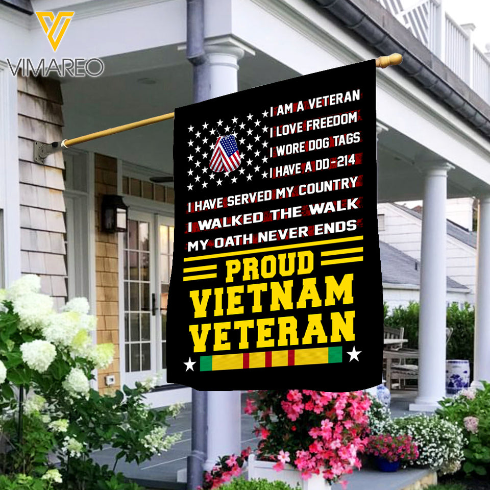 Vietnam veteran flag 1907N