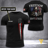USA Flag Customized 3D PRINTED TSHIRT 0705NGBTH