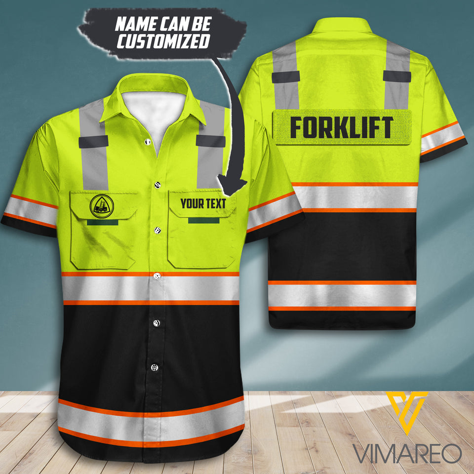 CUSTOMIZE Forklift Mens SHIRT 3D PRINTED 2206TH