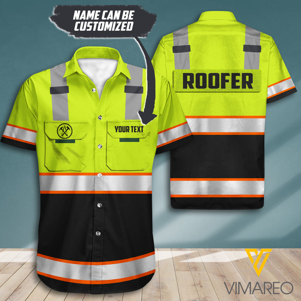 CUSTOMIZE Roofer Mens SHIRT 3D PRINTED 2206TH