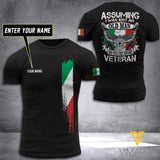 Customized Italy veteran 3D PRINTED TSHIRT 2704NGBTH