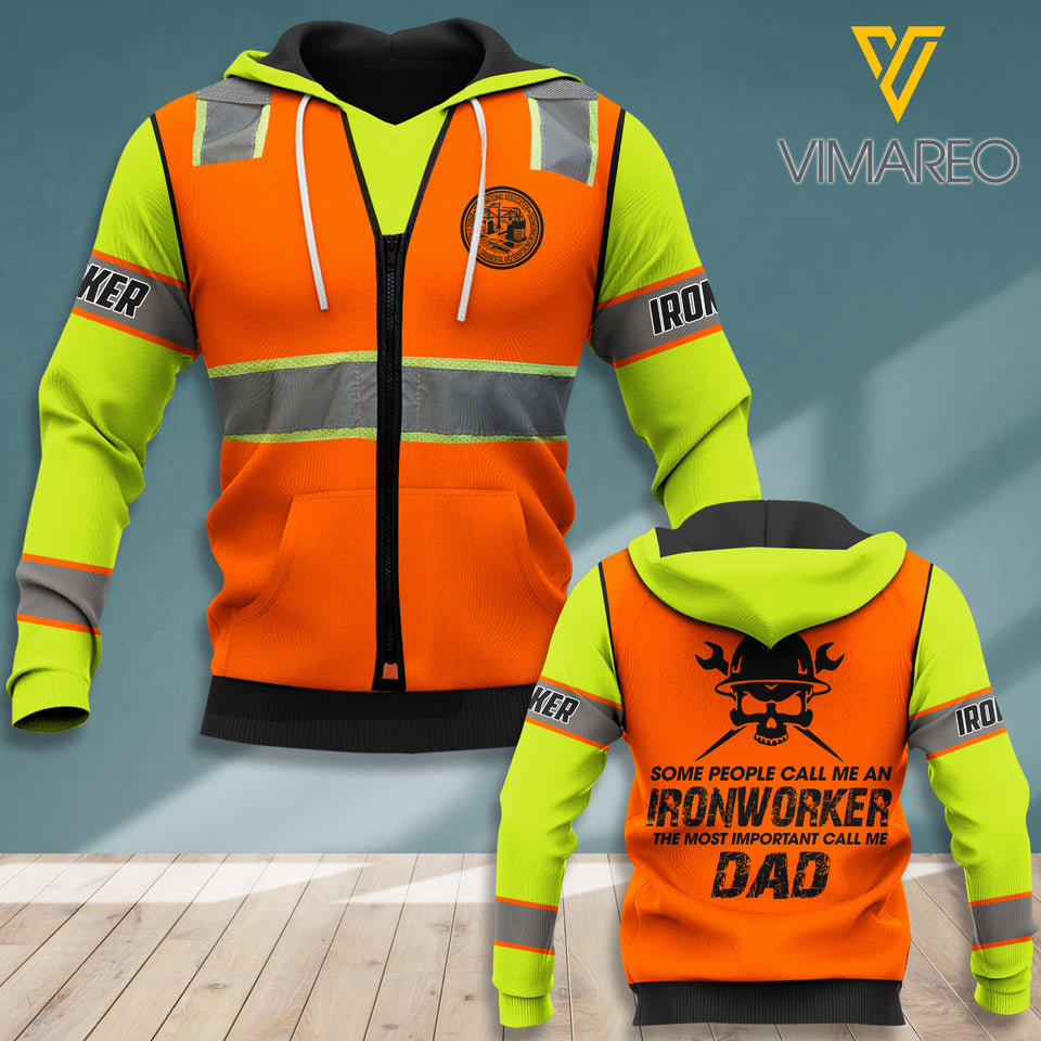Ironworker hoodie 3d all print 1406TH