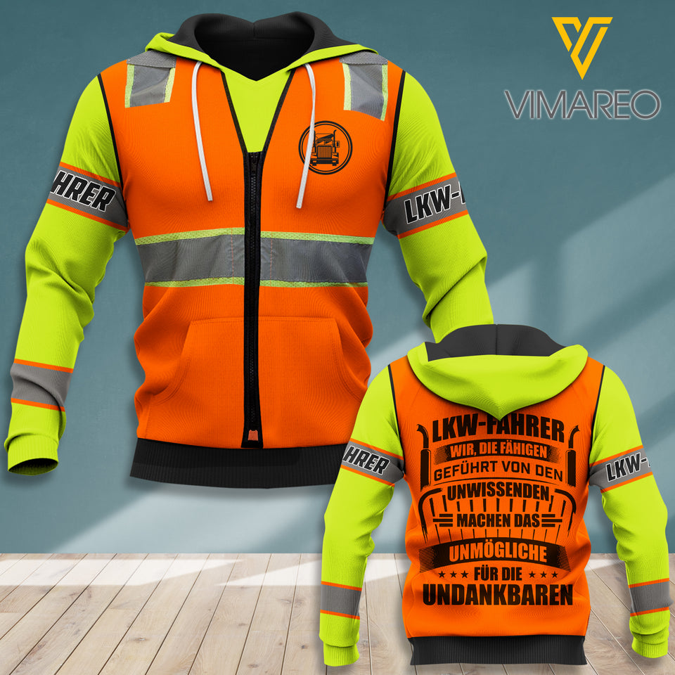 LKW-FAHRER HOODIE 3D PRINTED 0807TH