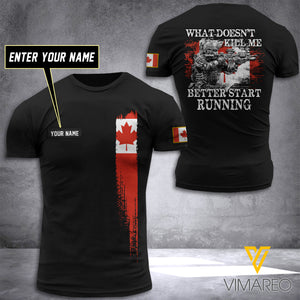 Customized Canada Army 3D Printed TShirt 0904NGBTH