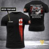 Customized Canada Army 3D Printed TShirt 0904NGBTH