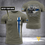 Customized Finland Flag 3D PRINTED TSHIRT 1604NGBTH