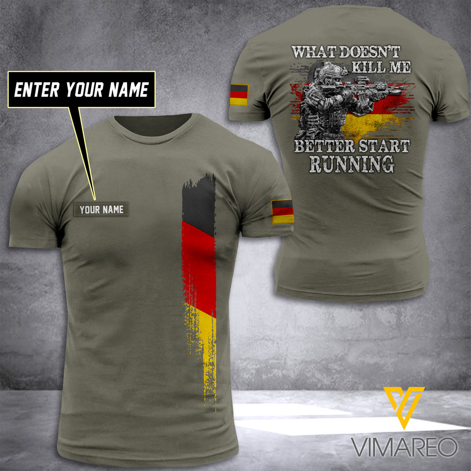 Customized Germany Army 3D Printed TShirt 0904NGBTH