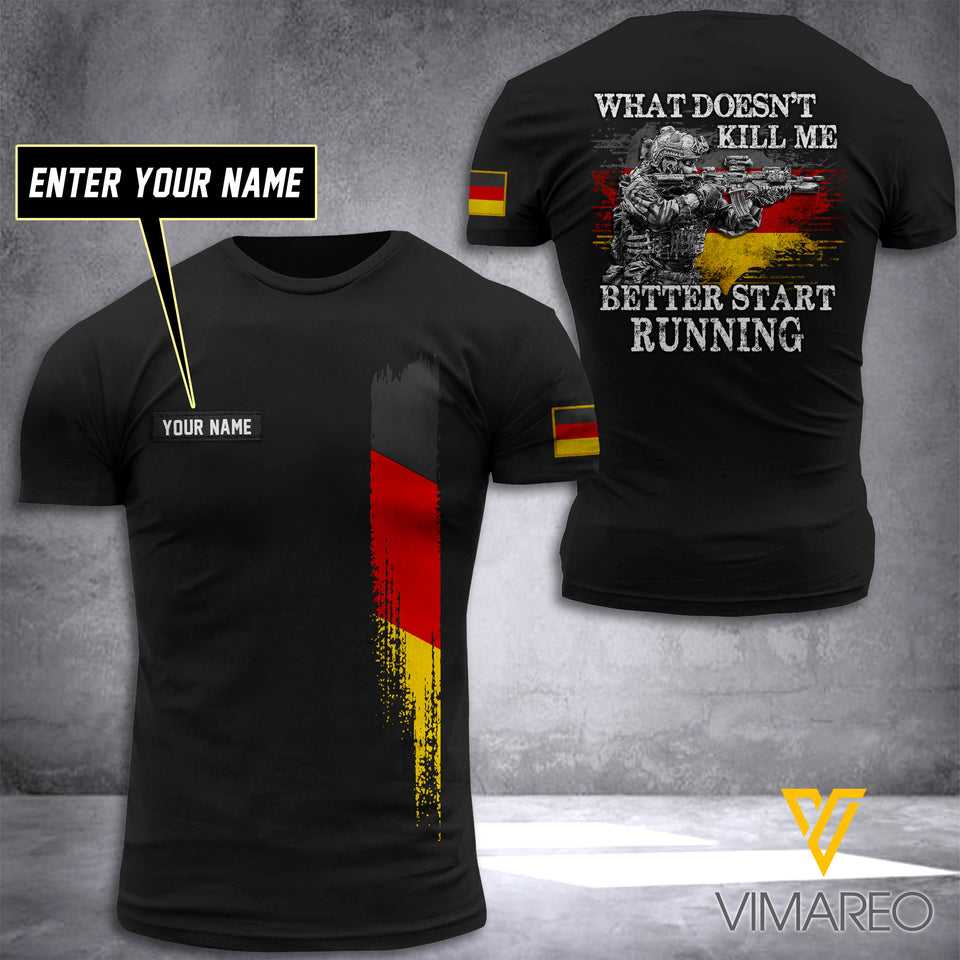 Customized Germany Army 3D Printed TShirt 0904NGBTH