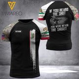 Customized California Flag 3D PRINTED SHIRT 0504NGBTQ