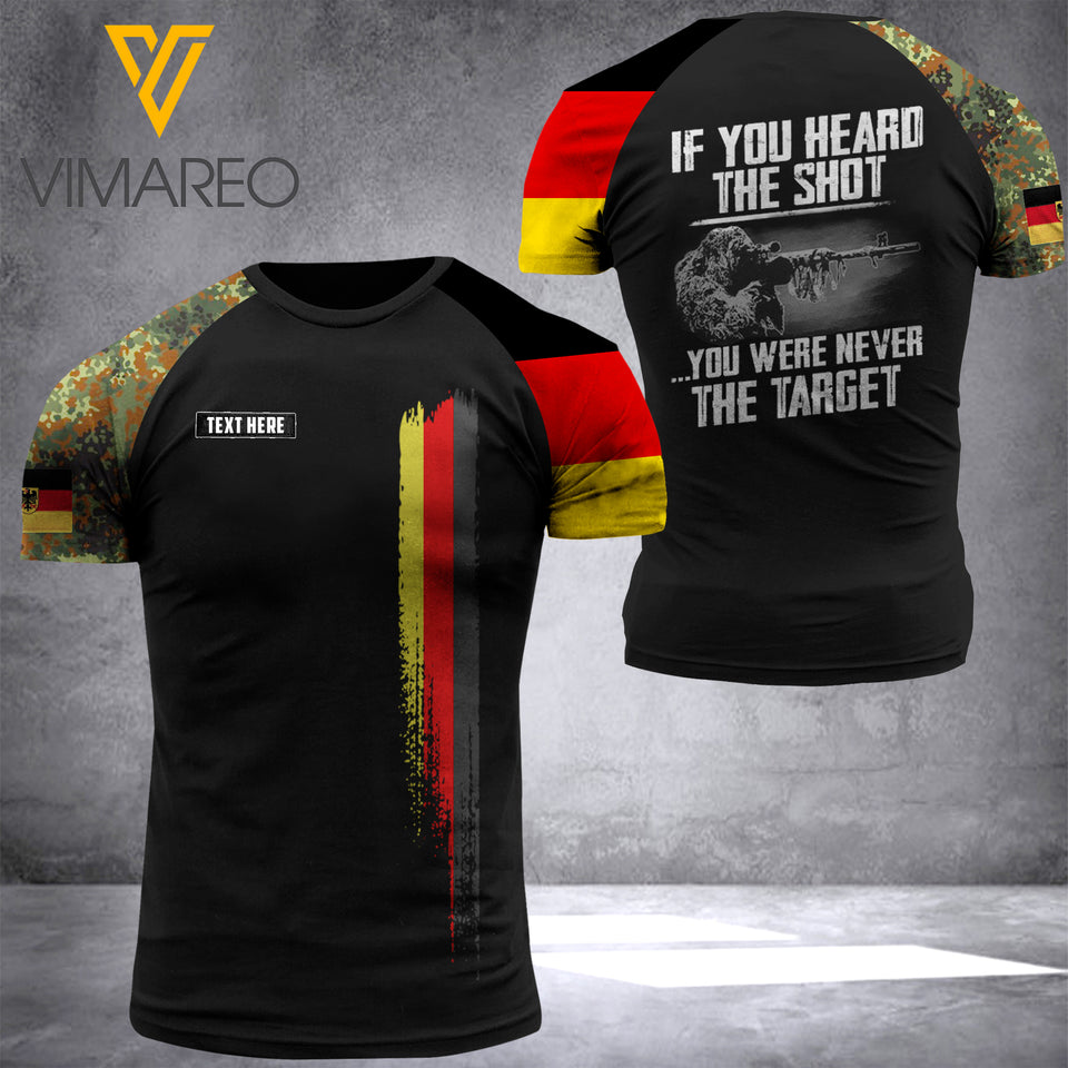 Customized German Army Flag 3D PRINTED SHIRT 0604NGBTQ