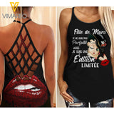 Mars fille girl Criss-Cross Open Back Camisole Tank Top 1307TH