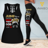 June girl queen Criss-Cross Open Back Camisole Tank Top Legging 2806TH
