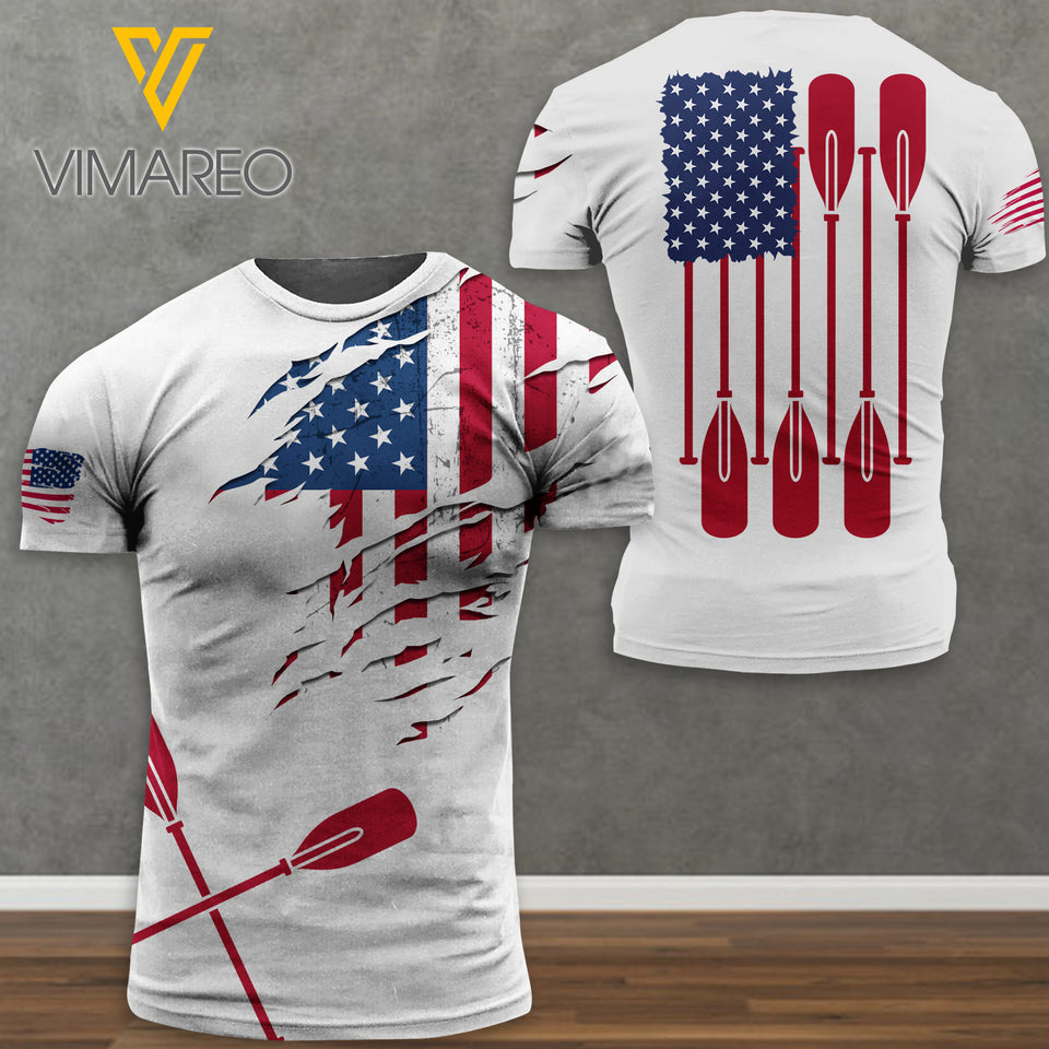 Canoeing TSHIRT 3D PRINTED 0605NGBTH