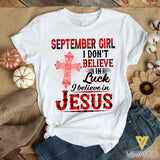 September girl Jesus Tshirt 3d all print 0907TQ