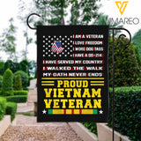 Vietnam veteran Flag garden 1907N