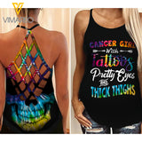Cancel Girls With Tatoos Criss-Cross Open Back Camisole Tank Top/ Legging VMYY