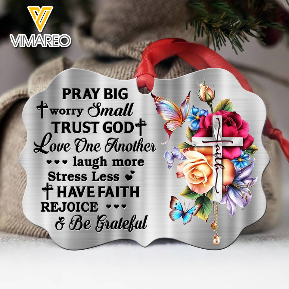 PRAY BIG FAITH ALUMKEYCHAIN QTMA2511
