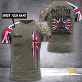 Customized British Soldier 3D Printed Shirt EZT2304