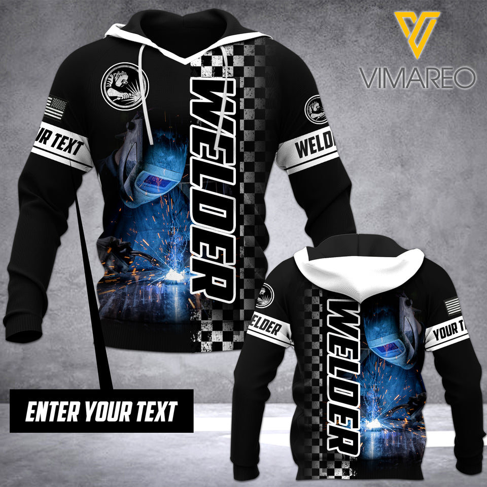 PERSONALIZED WELDER HOODIE 3D PRINTED MAY-QH11