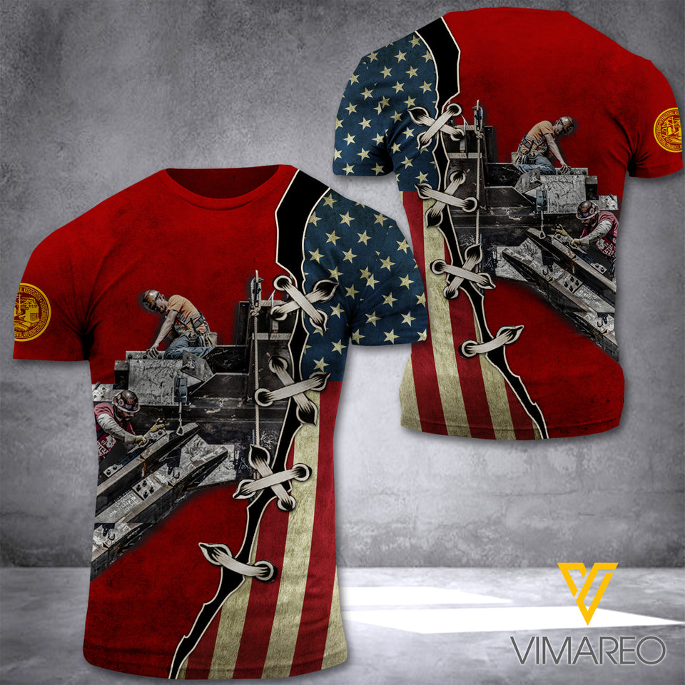 Ironworker Tshirt Printed MAY-DT12 LAE
