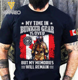 Canada Firefighter Tshirt Printed MAY-LN18