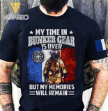 France Firefighter Tshirt Printed MAY-LN18