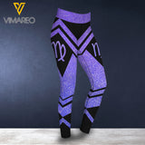 Virgo Girl Criss-Cross Open Back Camisole Tank Top Legging