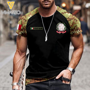 Italian Army Tshirt Printed MAY-QH17