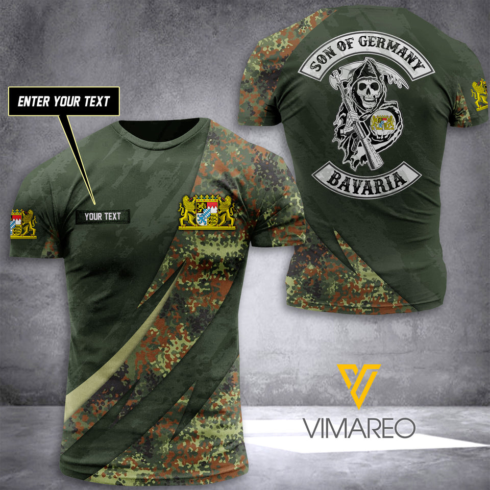 Bavaria CAMO CUSTOMIZE T SHIRT 3D PRINTED TL196