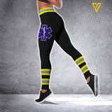 PARAMEDIC Criss-Cross Open Back Camisole Tank Top Legging TMT COMFOR