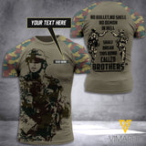 belgium army CUSTOMIZE T SHIRT 3D PRINTED TL256