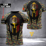 belgium CAMO CUSTOMIZE T SHIRT 3D PRINTED TMT SPARTAN