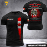 CANADA VETERAN CUSTOMIZE T SHIRT 3D PRINTED TMT 55