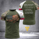 California T SHIRT/HOODIE 3D PRINTED TL113 UNDER GUNN