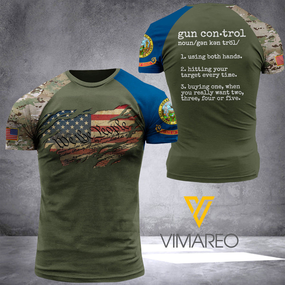 idaho T SHIRT/HOODIE 3D PRINTED TL113 UNDER GUNN