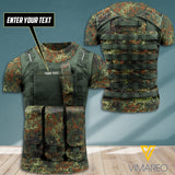 Germany CAMO CUSTOMIZE T SHIRT 3D PRINTED TL ARMOR