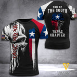 Texas chapter T SHIRT 3D PRINTED TMTl