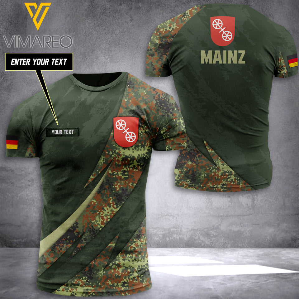 Mainz CAMO CUSTOMIZE T SHIRT 3D PRINTED TL263