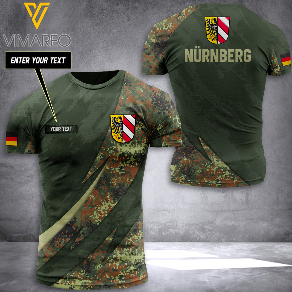 Nürnberg CAMO CUSTOMIZE T SHIRT 3D PRINTED TL263