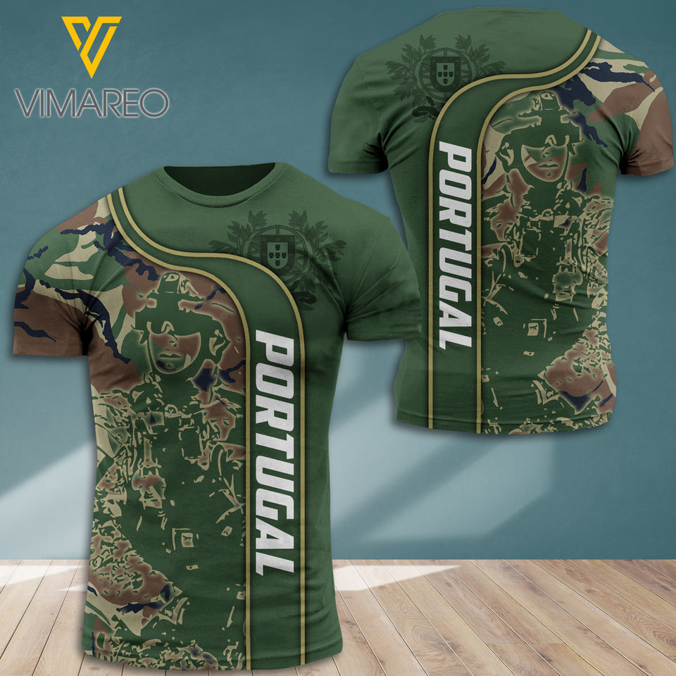Portugal T SHIRT 3D PRINTED TMTL ART266