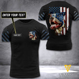 Pitbull CUSTOMIZE T SHIRT 3D PRINTED TMT FLAG