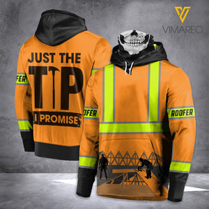 roofer MASK HOODIE 3D PRINTED LMT TIP
