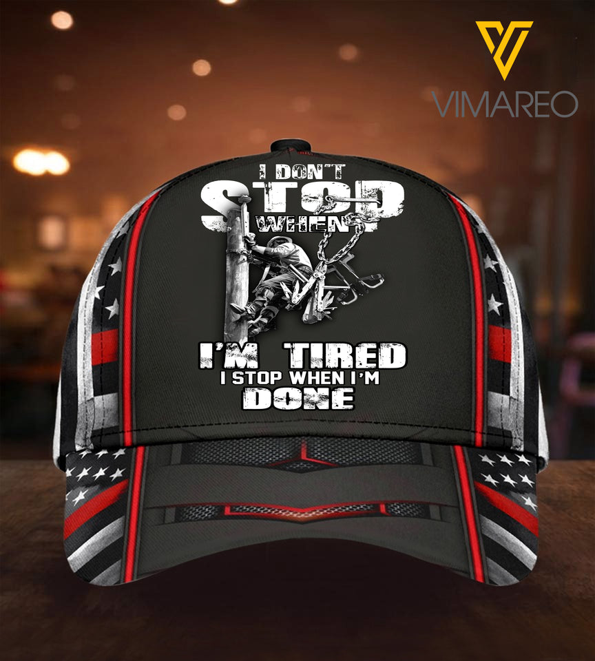 LINEMAN Peaked cap 3D MTP DONT STOP