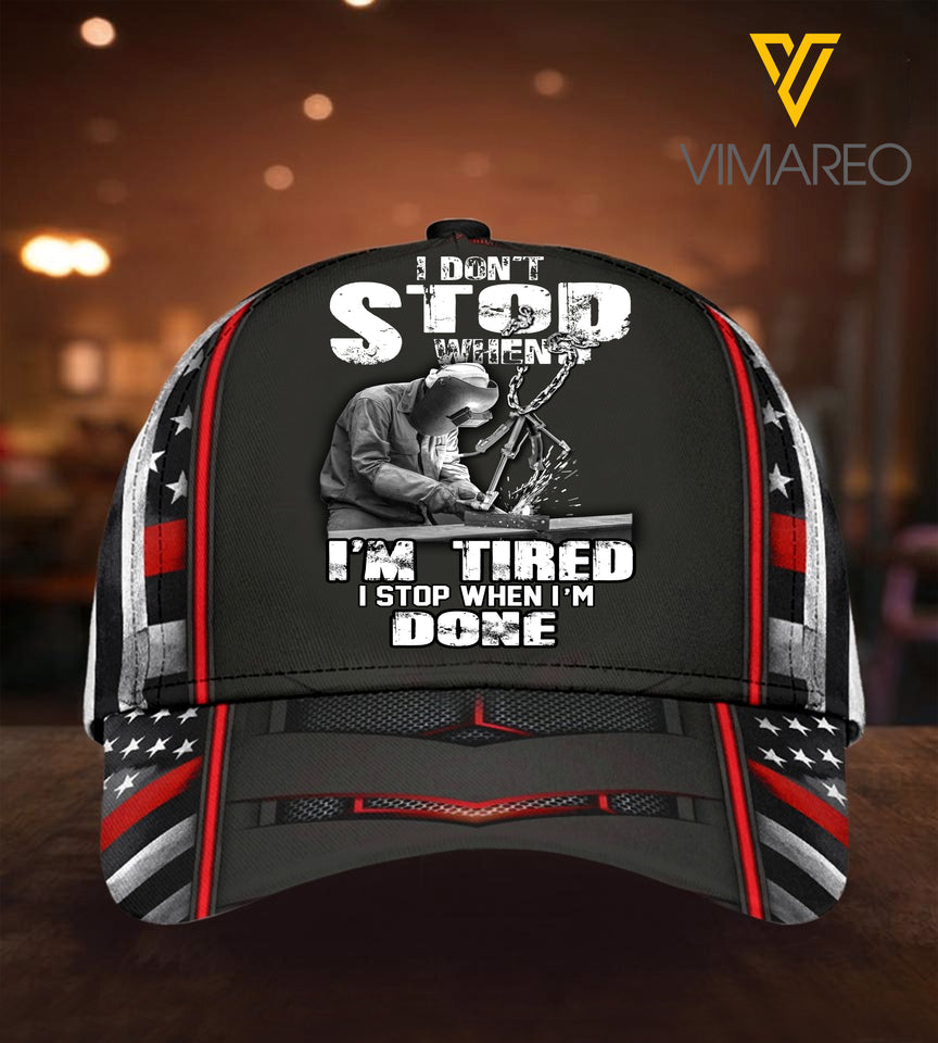 welder Peaked cap 3D MTP DONT STOP