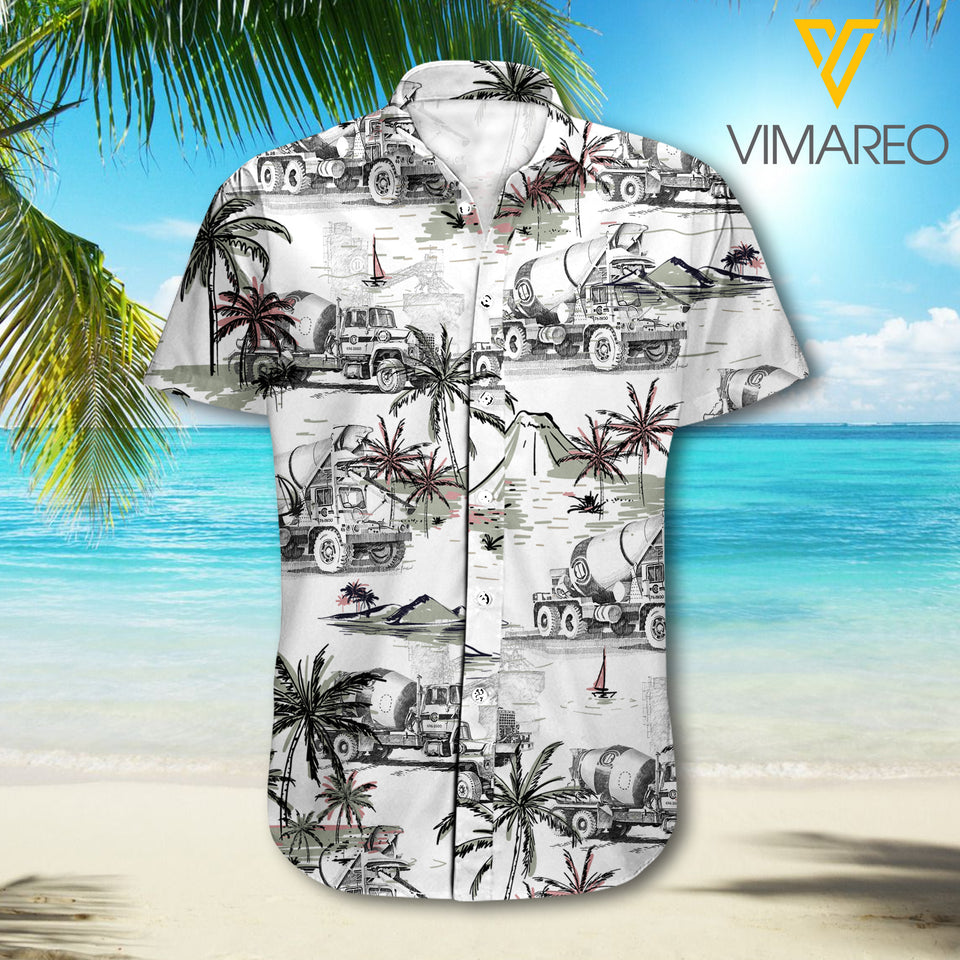 Concrete 3d Printed Mens Shirt SUMMER